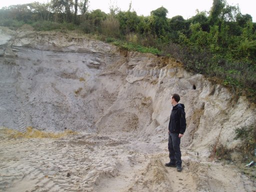 Photo d'un glissement de terrain